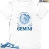 T-Shirt - Nike Dunk Low University Blue - Sneaker-Matching T-Shirt (Gemini Passionately Me) -Nike Dunk shop online mockupGenerator 11324