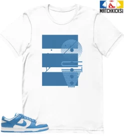 T-Shirt - Nike Dunk Low University Blue - Sneaker-Matching T-Shirt (BALLIN OUT)