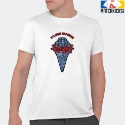 T-Shirt - Nike Dunk High Washed Denim Pack - Sneaker-Matching T-Shirt (Its About ICE And CREAM) -Nike Dunk shop online mockupGenerator 1139