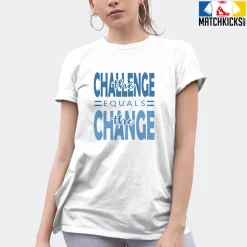 T-Shirt - Nike Dunk Low University Blue - Sneaker-Matching T-Shirt (the Challenge = The Change) -Nike Dunk shop online mockupGenerator 11404