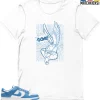 T-Shirt - Nike Dunk Low University Blue - Sneaker-Matching T-Shirt (GONE)