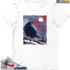 T-Shirt - Nike Dunk High Washed Denim Pack - Sneaker-Matching T-Shirt (Moonlight Crow) -Nike Dunk shop online mockupGenerator 1141