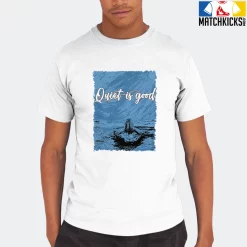 T-Shirt - Nike Dunk Low University Blue - Sneaker-Matching T-Shirt (Quiet Is Good) -Nike Dunk shop online mockupGenerator 11456