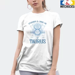 T-Shirt - Nike Dunk Low University Blue - Sneaker-Matching T-Shirt (Taurus Stubborn) -Nike Dunk shop online mockupGenerator 11467