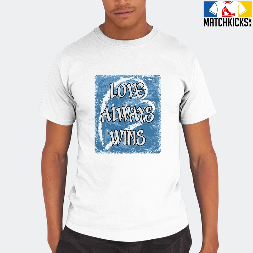 T-Shirt - Nike Dunk Low University Blue - Sneaker-Matching T-Shirt (Love Always Wins) 8 T-Shirt - Nike Dunk Low University Blue - Sneaker-Matching T-Shirt (Love Always Wins) - Image 6