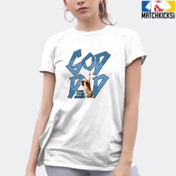 T-Shirt - Nike Dunk Low University Blue - Sneaker-Matching T-Shirt (God Did) -Nike Dunk shop online mockupGenerator 11485