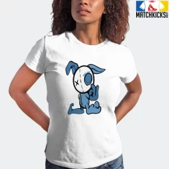 T-Shirt - Nike Dunk Low University Blue - Sneaker-Matching T-Shirt (Fresh Rabbit) -Nike Dunk shop online mockupGenerator 11499