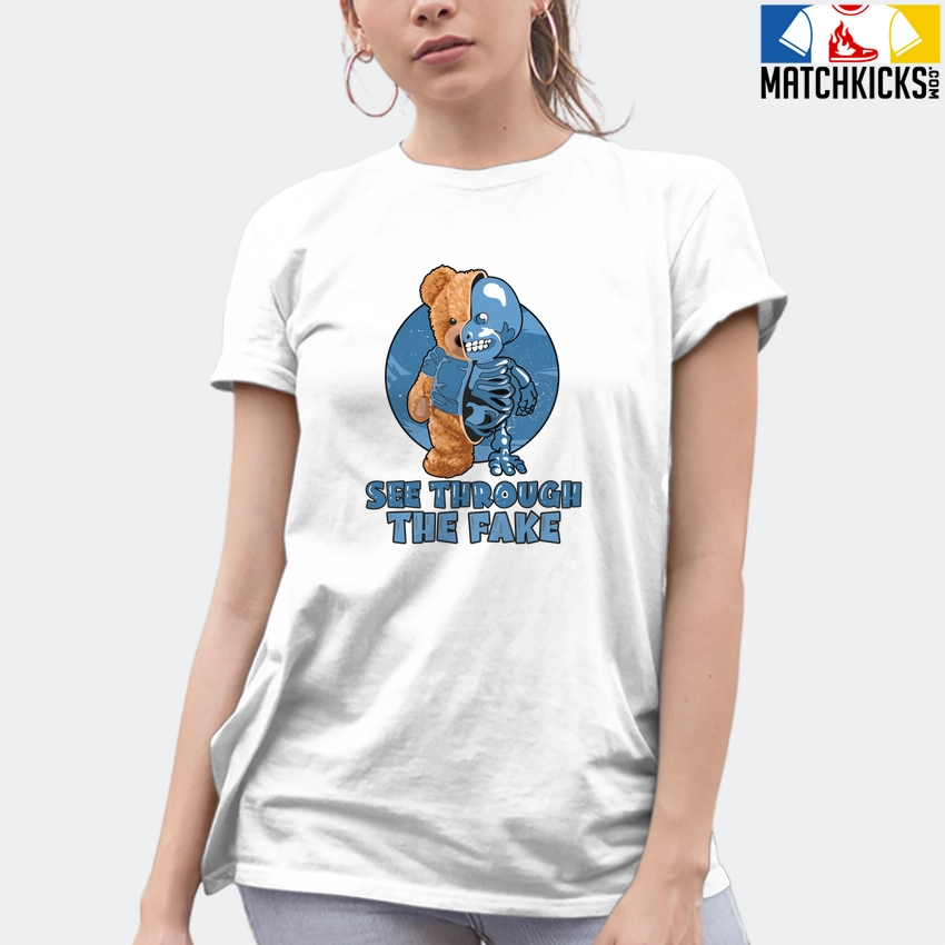 T-Shirt - Nike Dunk Low University Blue - Sneaker-Matching T-Shirt (Skelo-Bear) 10 T-Shirt - Nike Dunk Low University Blue - Sneaker-Matching T-Shirt (Skelo-Bear) - Image 8