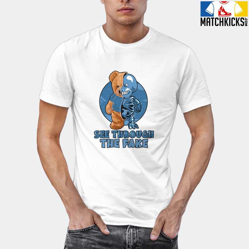 T-Shirt - Nike Dunk Low University Blue - Sneaker-Matching T-Shirt (Skelo-Bear) 12 T-Shirt - Nike Dunk Low University Blue - Sneaker-Matching T-Shirt (Skelo-Bear) - Image 10