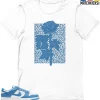 T-Shirt - Nike Dunk Low University Blue - Sneaker-Matching T-Shirt (Wild Flower) 1 T-Shirt - Nike Dunk Low University Blue - Sneaker-Matching T-Shirt (Wild Flower) -Nike Dunk shop online mockupGenerator 11560