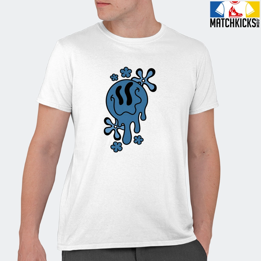 T-Shirt - Nike Dunk Low University Blue - Sneaker-Matching T-Shirt (Melty Face) 11 T-Shirt - Nike Dunk Low University Blue - Sneaker-Matching T-Shirt (Melty Face) - Image 9