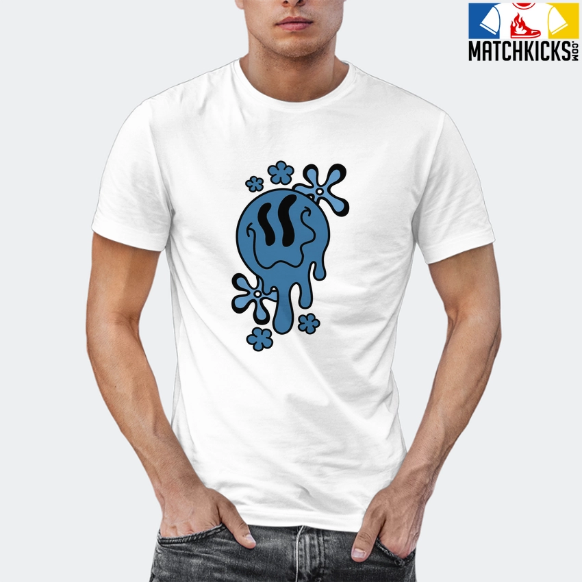 T-Shirt - Nike Dunk Low University Blue - Sneaker-Matching T-Shirt (Melty Face) 12 T-Shirt - Nike Dunk Low University Blue - Sneaker-Matching T-Shirt (Melty Face) - Image 10