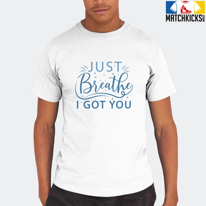 T-Shirt - Nike Dunk Low University Blue - Sneaker-Matching T-Shirt (Just Breathe) 8 T-Shirt - Nike Dunk Low University Blue - Sneaker-Matching T-Shirt (Just Breathe) - Image 6