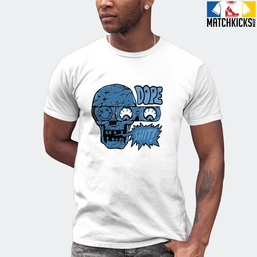 T-Shirt - Nike Dunk Low University Blue - Sneaker-Matching T-Shirt (DOPE SHIT) 7 T-Shirt - Nike Dunk Low University Blue - Sneaker-Matching T-Shirt (DOPE SHIT) - Image 5