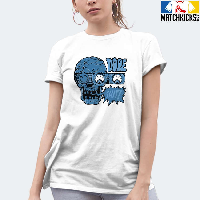 T-Shirt - Nike Dunk Low University Blue - Sneaker-Matching T-Shirt (DOPE SHIT) 10 T-Shirt - Nike Dunk Low University Blue - Sneaker-Matching T-Shirt (DOPE SHIT) - Image 8