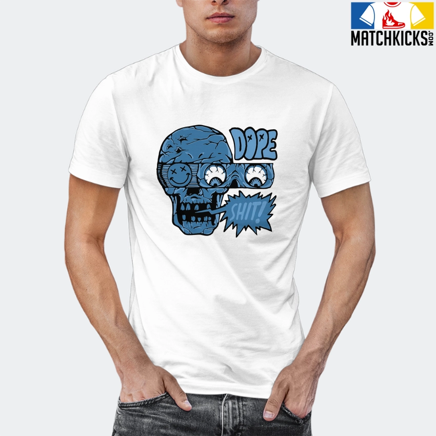 T-Shirt - Nike Dunk Low University Blue - Sneaker-Matching T-Shirt (DOPE SHIT) 12 T-Shirt - Nike Dunk Low University Blue - Sneaker-Matching T-Shirt (DOPE SHIT) - Image 10