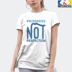 T-Shirt - Nike Dunk Low University Blue - Sneaker-Matching T-Shirt (Progress NOT Perfection) -Nike Dunk shop online mockupGenerator 11638