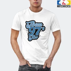 T-Shirt - Nike Dunk Low University Blue - Sneaker-Matching T-Shirt (Them Ninety Seven's Tho) -Nike Dunk shop online mockupGenerator 11658