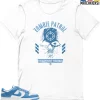 T-Shirt - Nike Dunk Low University Blue - Sneaker-Matching T-Shirt (Zombie Patrol) -Nike Dunk shop online mockupGenerator 11668
