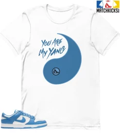 T-Shirt - Nike Dunk Low University Blue - Sneaker-Matching T-Shirt (You Are My Yang)