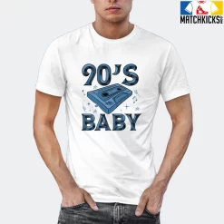 T-Shirt - Nike Dunk Low University Blue - Sneaker-Matching T-Shirt (90's Baby Cassette) -Nike Dunk shop online mockupGenerator 11760