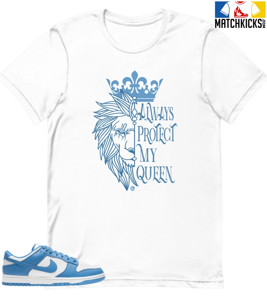 T-Shirt - Nike Dunk Low University Blue - Sneaker-Matching T-Shirt (MALE KING) 3 T-Shirt - Nike Dunk Low University Blue - Sneaker-Matching T-Shirt (MALE KING)