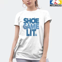 T-Shirt - Nike Dunk Low University Blue - Sneaker-Matching T-Shirt (Shoe Game Lit) -Nike Dunk shop online mockupGenerator 11776