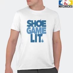 T-Shirt - Nike Dunk Low University Blue - Sneaker-Matching T-Shirt (Shoe Game Lit) -Nike Dunk shop online mockupGenerator 11777