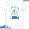 T-Shirt - Nike Dunk Low University Blue - Sneaker-Matching T-Shirt (Libra All Peace) -Nike Dunk shop online mockupGenerator 11806