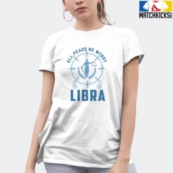 T-Shirt - Nike Dunk Low University Blue - Sneaker-Matching T-Shirt (Libra All Peace) -Nike Dunk shop online mockupGenerator 11812