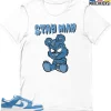 T-Shirt - Nike Dunk Low University Blue - Sneaker-Matching T-Shirt (STAY MAD) -Nike Dunk shop online mockupGenerator 11824