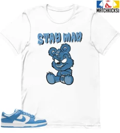 T-Shirt - Nike Dunk Low University Blue - Sneaker-Matching T-Shirt (STAY MAD)