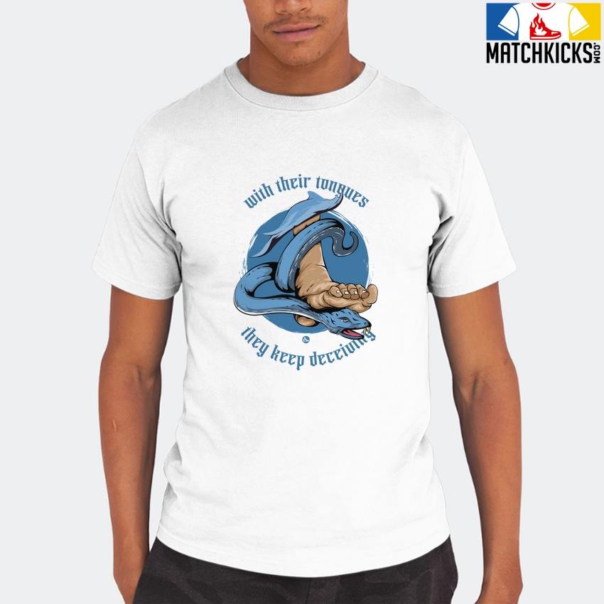 T-Shirt - Nike Dunk Low University Blue - Sneaker-Matching T-Shirt (With Their Tongues) 8 T-Shirt - Nike Dunk Low University Blue - Sneaker-Matching T-Shirt (With Their Tongues) - Image 6