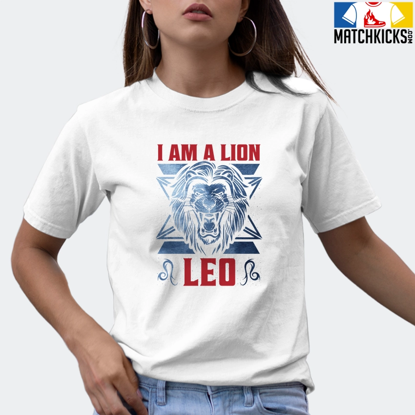 T-Shirt - Nike Dunk High Washed Denim Pack - Sneaker-Matching T-Shirt (Leo I Am A Lion) 9 T-Shirt - Nike Dunk High Washed Denim Pack - Sneaker-Matching T-Shirt (Leo I Am A Lion) - Image 7