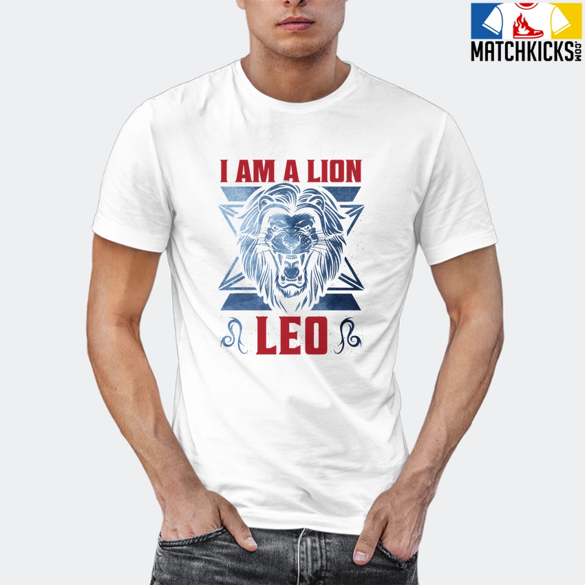 T-Shirt - Nike Dunk High Washed Denim Pack - Sneaker-Matching T-Shirt (Leo I Am A Lion) 12 T-Shirt - Nike Dunk High Washed Denim Pack - Sneaker-Matching T-Shirt (Leo I Am A Lion) - Image 10