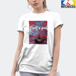 T-Shirt - Nike Dunk High Washed Denim Pack - Sneaker-Matching T-Shirt (Quiet Is Good) -Nike Dunk shop online mockupGenerator 1228