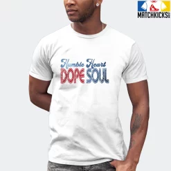 T-Shirt - Nike Dunk High Washed Denim Pack - Sneaker-Matching T-Shirt (Humble Heart DOPE SOUL (Grunge Style)) -Nike Dunk shop online mockupGenerator 1234