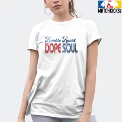T-Shirt - Nike Dunk High Washed Denim Pack - Sneaker-Matching T-Shirt (Humble Heart DOPE SOUL (Grunge Style)) -Nike Dunk shop online mockupGenerator 1237