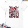 T-Shirt - Nike Dunk High Washed Denim Pack - Sneaker-Matching T-Shirt (Abstract Woman) 2 T-Shirt - Nike Dunk High Washed Denim Pack - Sneaker-Matching T-Shirt (Abstract Woman) -Nike Dunk shop online mockupGenerator 1312