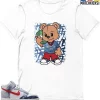 T-Shirt - Nike Dunk High Washed Denim Pack - Sneaker-Matching T-Shirt (HUSTLE HARD BEAR) 2 T-Shirt - Nike Dunk High Washed Denim Pack - Sneaker-Matching T-Shirt (HUSTLE HARD BEAR) -Nike Dunk shop online mockupGenerator 1330