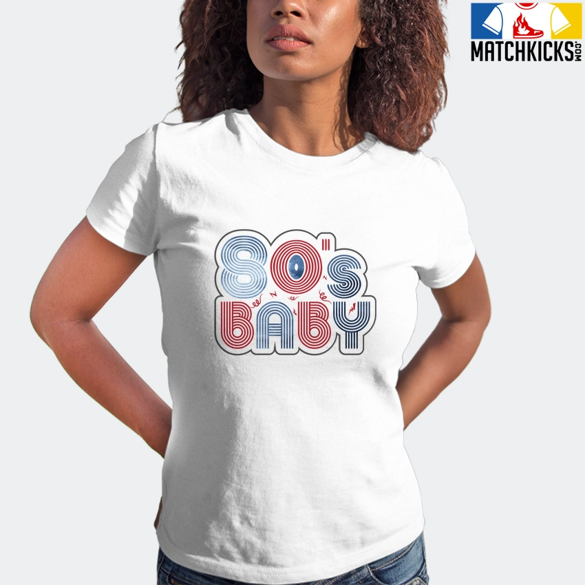 T-Shirt - Nike Dunk High Washed Denim Pack - Sneaker-Matching T-Shirt (80's Baby) 6 T-Shirt - Nike Dunk High Washed Denim Pack - Sneaker-Matching T-Shirt (80's Baby) - Image 4