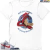 T-Shirt - Nike Dunk High Washed Denim Pack - Sneaker-Matching T-Shirt (With Their Tongues)