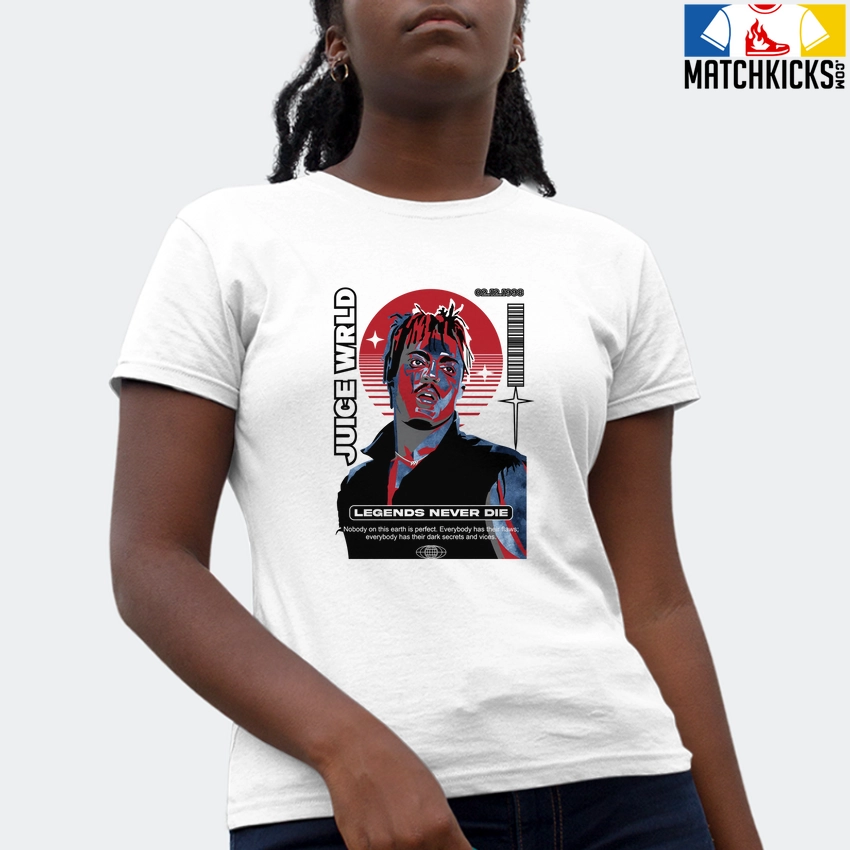 T-Shirt - Nike Dunk High Washed Denim Pack - Sneaker-Matching T-Shirt (Juice Wrld) 4 T-Shirt - Nike Dunk High Washed Denim Pack - Sneaker-Matching T-Shirt (Juice Wrld) - Image 2