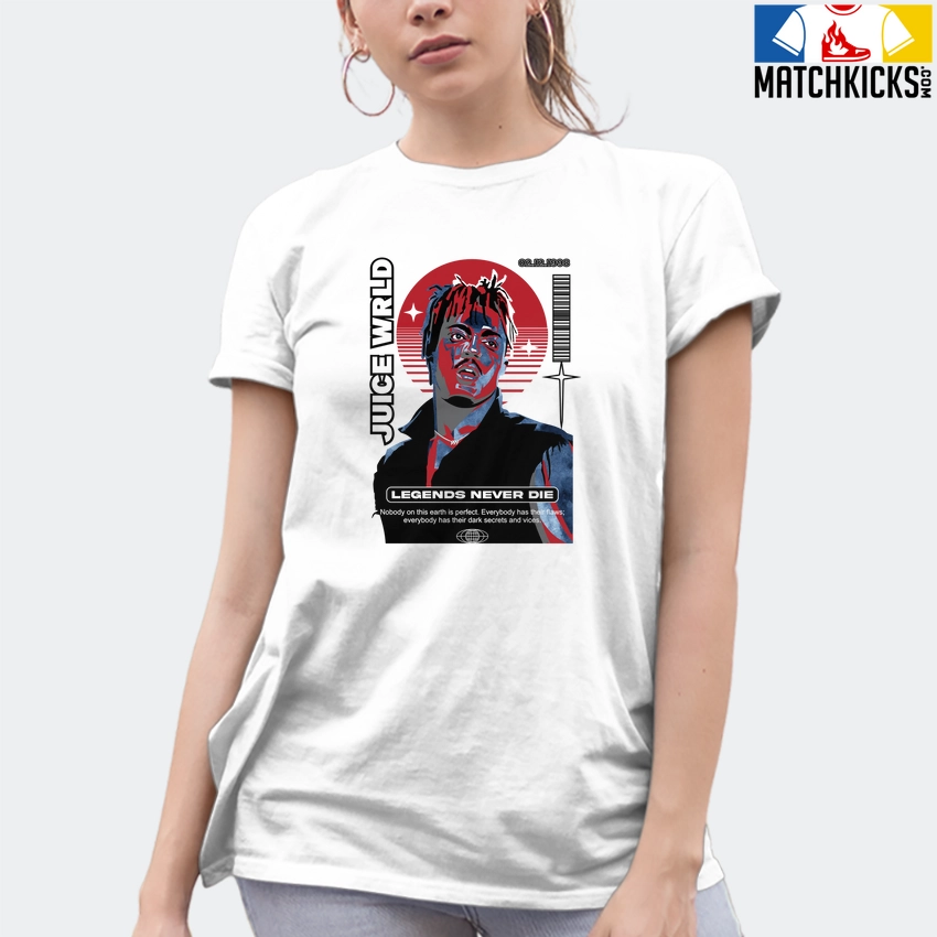 T-Shirt - Nike Dunk High Washed Denim Pack - Sneaker-Matching T-Shirt (Juice Wrld) 10 T-Shirt - Nike Dunk High Washed Denim Pack - Sneaker-Matching T-Shirt (Juice Wrld) - Image 8