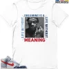 T-Shirt - Nike Dunk High Washed Denim Pack - Sneaker-Matching T-Shirt (Wale Life Without Dreaming) -Nike Dunk shop online mockupGenerator 1420
