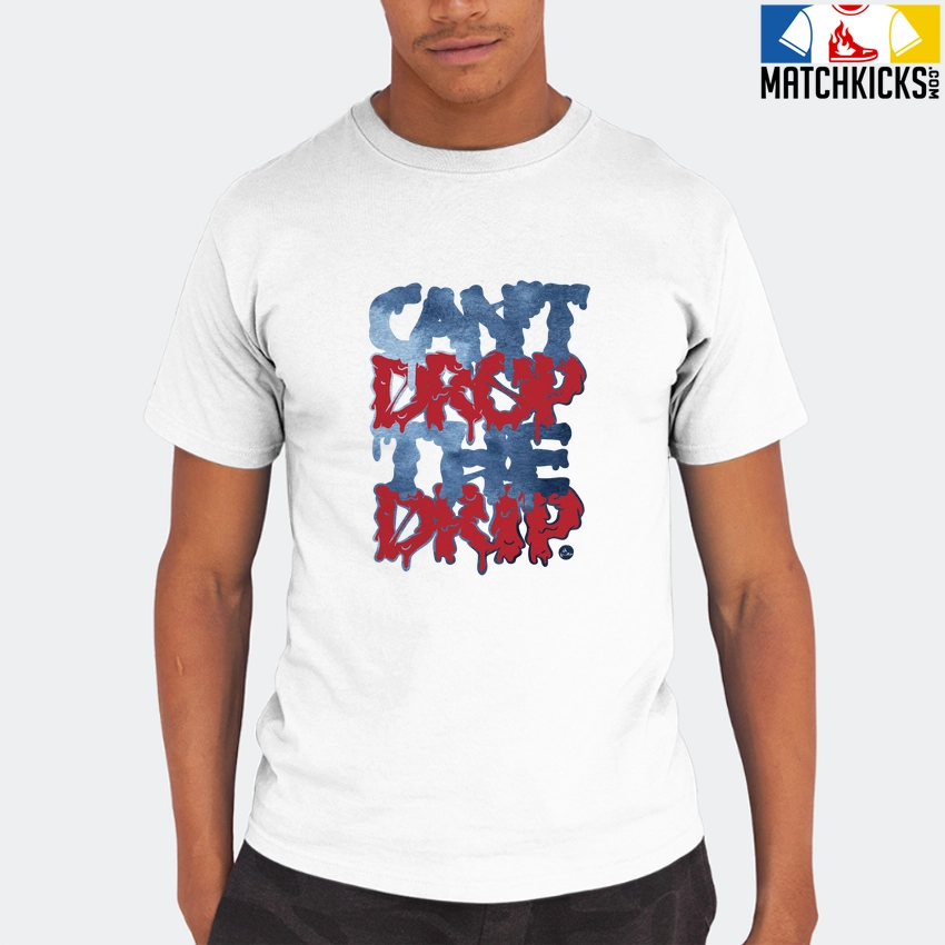 T-Shirt - Nike Dunk High Washed Denim Pack - Sneaker-Matching T-Shirt (Cant Drop The Drip) 8 T-Shirt - Nike Dunk High Washed Denim Pack - Sneaker-Matching T-Shirt (Cant Drop The Drip) - Image 6