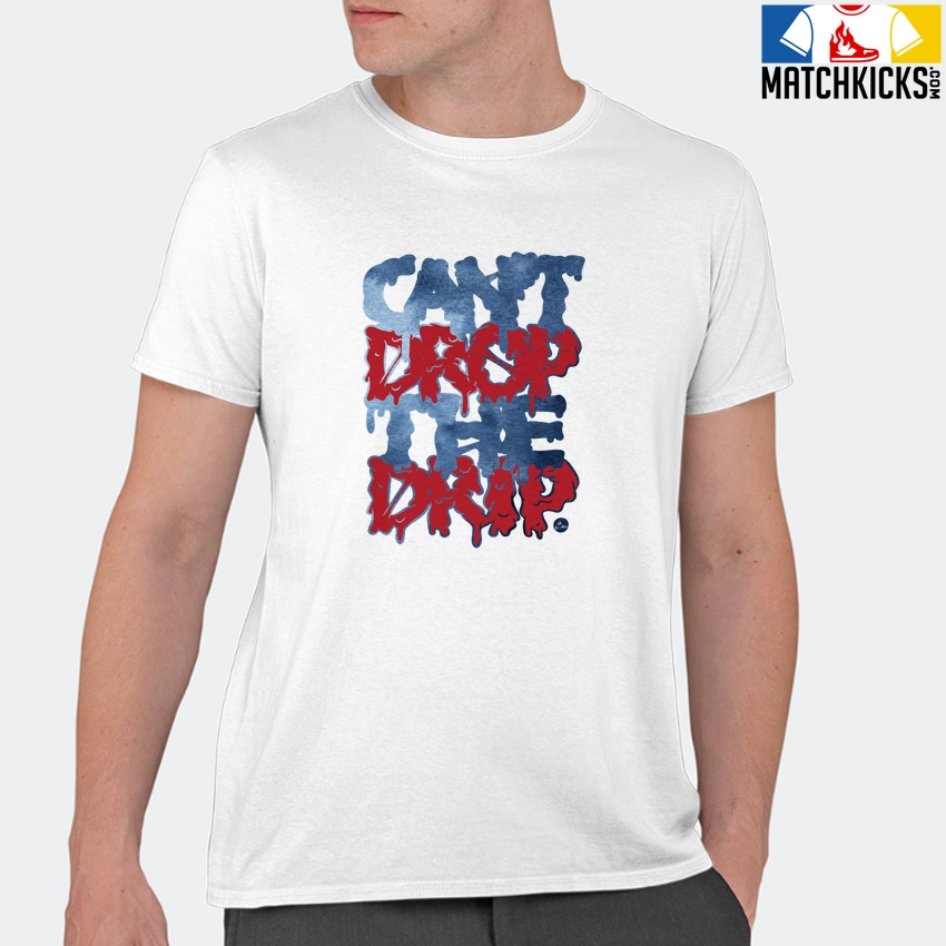 T-Shirt - Nike Dunk High Washed Denim Pack - Sneaker-Matching T-Shirt (Cant Drop The Drip) 11 T-Shirt - Nike Dunk High Washed Denim Pack - Sneaker-Matching T-Shirt (Cant Drop The Drip) - Image 9