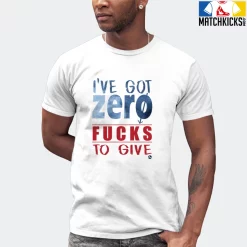 T-Shirt - Nike Dunk High Washed Denim Pack - Sneaker-Matching T-Shirt (ZERO Fucks To Give) -Nike Dunk shop online mockupGenerator 1477