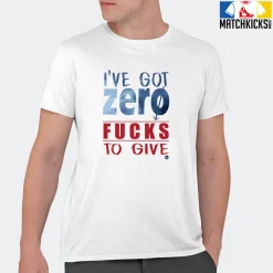 T-Shirt - Nike Dunk High Washed Denim Pack - Sneaker-Matching T-Shirt (ZERO Fucks To Give) -Nike Dunk shop online mockupGenerator 1481