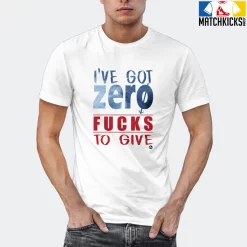 T-Shirt - Nike Dunk High Washed Denim Pack - Sneaker-Matching T-Shirt (ZERO Fucks To Give) -Nike Dunk shop online mockupGenerator 1482